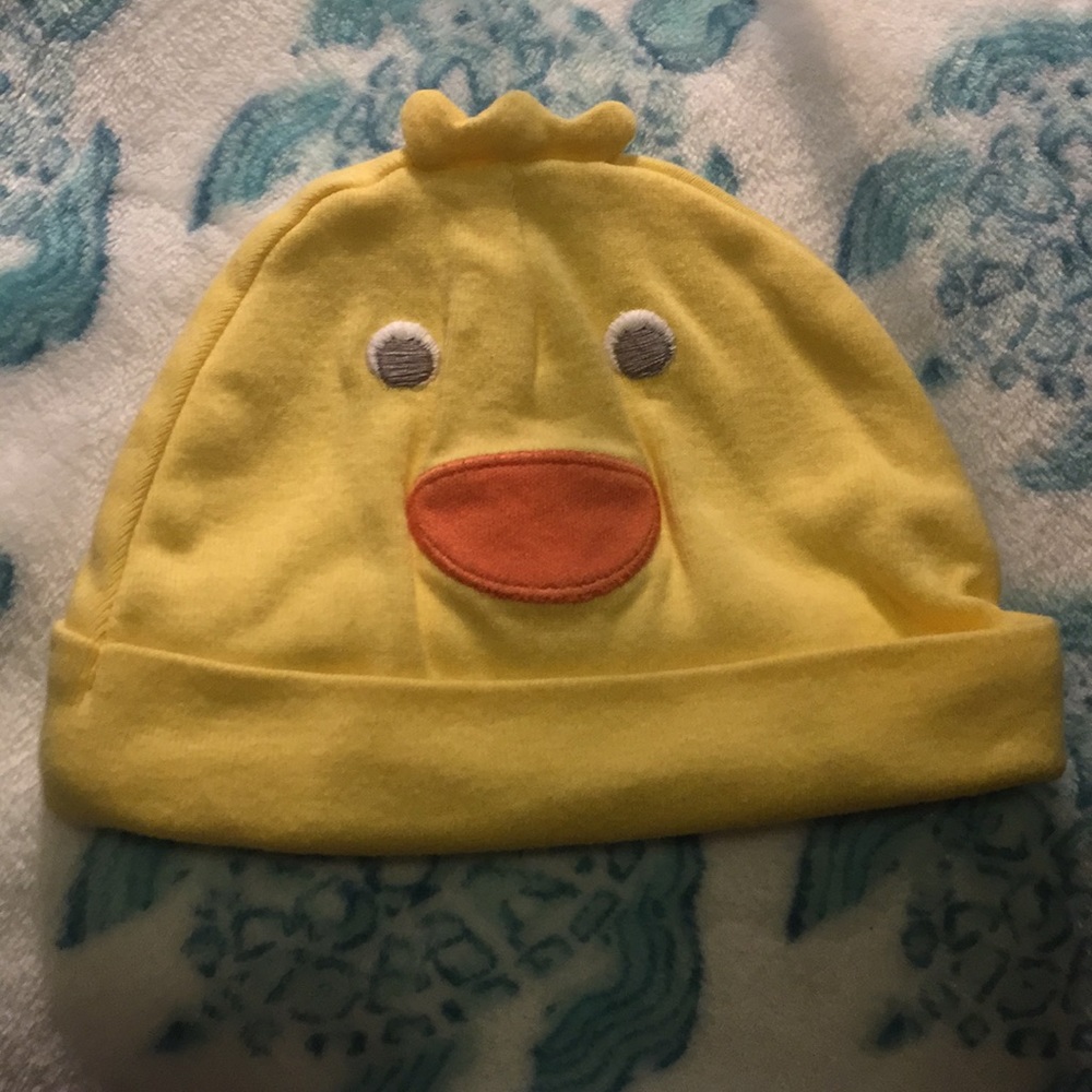 Carters 6 mo duck chicken Easter hat